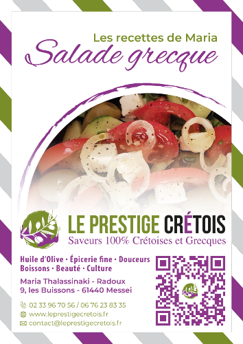 Fiche recette à télécharger - Salade grecque