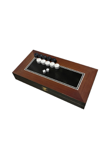 Tavli en bois "backgammon" grec 29x15 cm