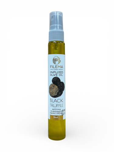 Huile d’olive en spray infusée à la truffe noire FILEMA 50 ml