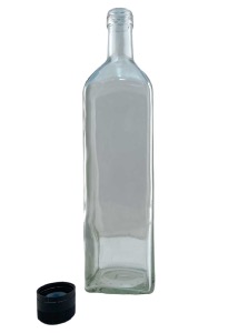 Bouteille en verre vide Maraska 1 l