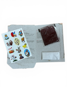 Colorant jaune pour œufs de Pâques avec gants et stickers en sachet 3 g ANATOLI (pour 40 œufs)