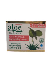 Crème anti-rides réparatrice à l'aloe vera et à l'huile d'olive ALOE TREASURES