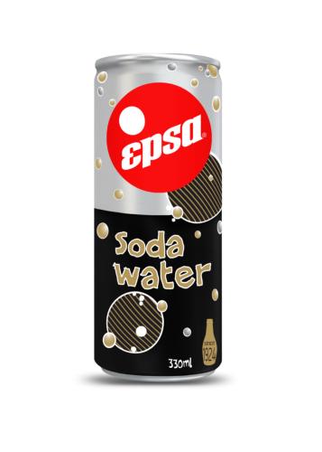 Soda grec en canette EPSA de 330 ml