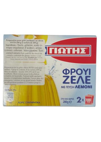 Préparation pour gelée parfumée au citron JOTIS 200 g (2 sachets de 100 g)
