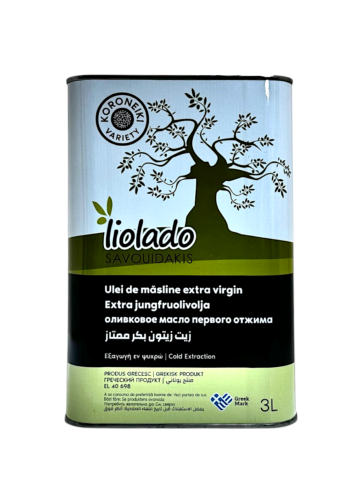 Huile d'olive vierge extra de Crète LIOLADO SAVOUIDAKIS en bidon 3 l