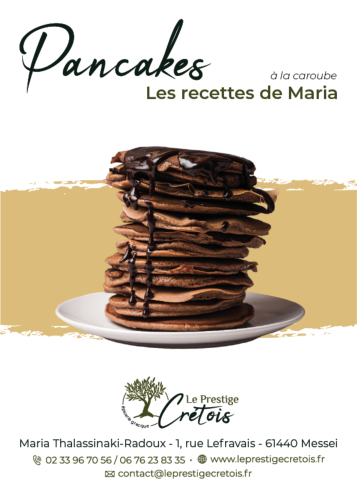 Fiche recette à télécharger - Pancake à la caroube