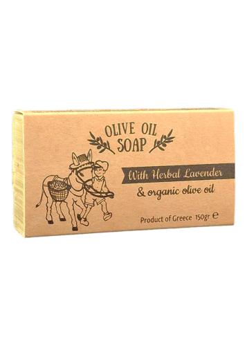 Savon naturel à la lavande et à l'huile d'olive BIO SPANAKIS 150 g