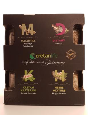 Coffret de 4 tisanes de Crète CRETAN LIFE 4 X20 g