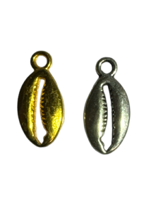 Pendentif coquillage en métal, 1,77 cm, différentes couleurs