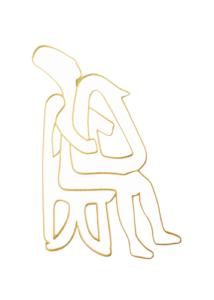 Pin’s statue cycladique – Art des Cyclades - Grèce antique ATP 3 cm