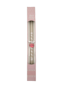 Bougie de Pques avec couronne pour filles - Lambada 42 cm