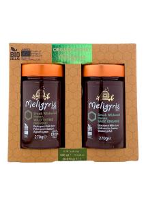 Coffret de miel de thym et de la sauge grec BIO MELIGYRIS 2x270 g