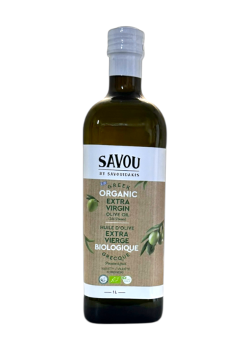 Huile d'olive extra vierge BIO SAVOU BY SAVOUIDAKIS en bouteille 1 l
