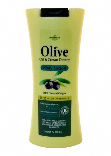 Body Lotion à l'huile d'Olive & Dictame HERBOLIVE 200 ml