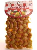 Olives grecques vertes aux piments ELLI SPICES 250 g