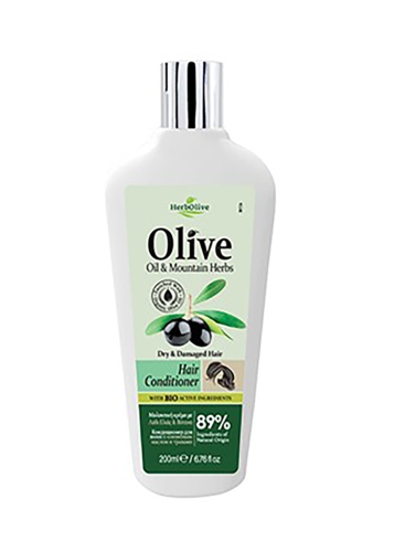 Après-shampooing à l'huile d'olive & aux herbes cheveux secs HERBOLIVE 200 ml