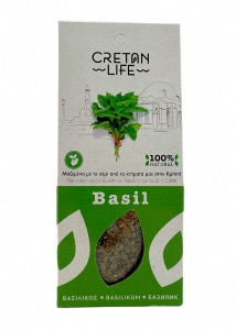 Basilic grec en sachet CRETAN LIFE 40 g
