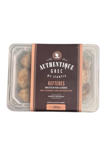 Keftedes "boulettes de veau à la menthe verte" AUTHENTIQUE GREC BY IFANTIS 200 g