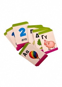 52 cartes éducatives pour l'apprentissage des numéros, des couleurs, des lettres