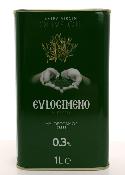 Huile d'olive EVLOGIMENO IGP MYLOPOTAMOS 0,3 acidité 1 lt Tin