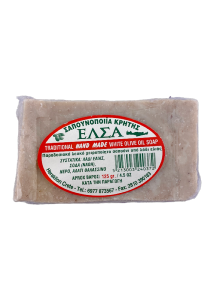 Savon traditionnel grec blanc BIO à l'ancienne ELSA 125g