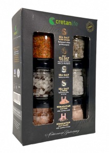 Coffret grec de 6 sels CRETAN LIFE