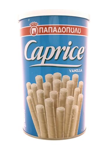 Gaufrettes CAPRICE fourrées à la vanille grecs PAPADOPOULOU 250 g
