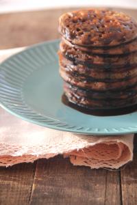 Pancakes avec de la farine de caroube