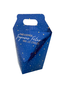 Petit sac "Noël sous les étoiles" 11x8xH15