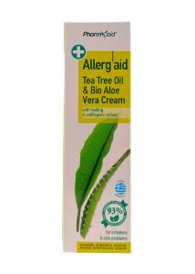 Allerg Aid - Crème à l'huile essentiel de l'arbre à thé et à l'aloe vera,anti-in