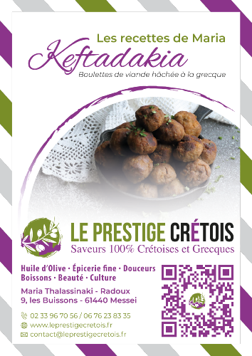 Fiche recette à télécharger - Keftadakia (boulettes de viande hachée à la grecque)