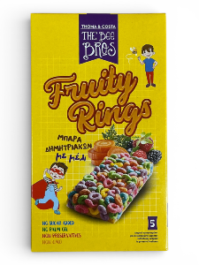 Barres de c�r�ales aux fruits et au miel FRUITY RINGS � THE BEE BROS 125 g