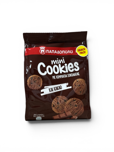 Cookies mini cacao PAPADOPOULOU 70 g