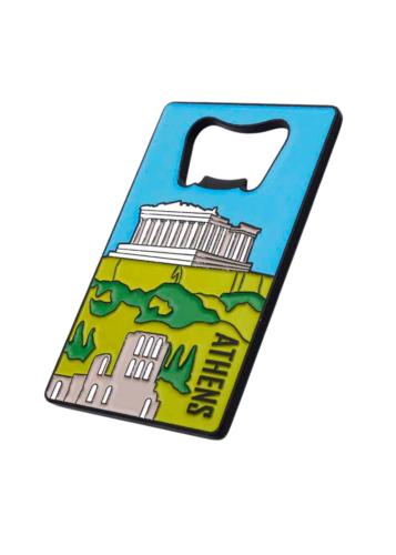 Décapsuleur grec Athènes motif Acropole  WHAT A BRAND