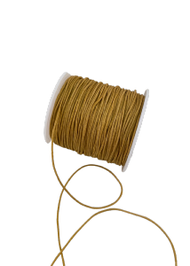 Cordelette ronde en polyester couleur naturel/beige 1 mm par 5 mètres