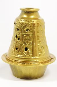 Encensoir doré 15 cm et 15 cm diametre