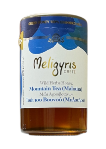 Miel de montagne avec Malotira "th de montagne"  MELIGYRIS 270 g