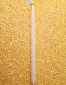 Bougie blanche ronde 37 cm