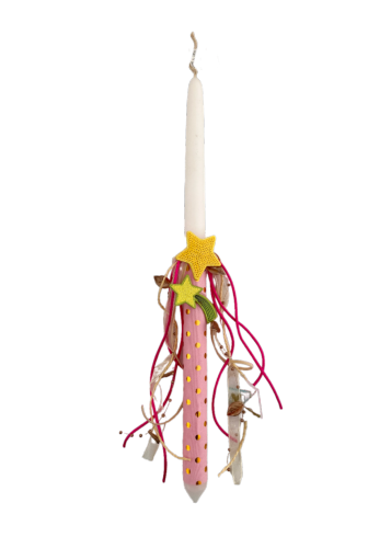 lambada - Bougies avec décoration faite main  - Etoile