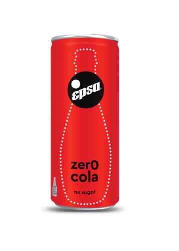 Cola ZERO sans sucre en canette EPSA de 330 ml
