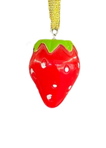 Fraise pendentif DIY 1,8x1,3x2,5 cm