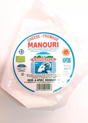 Fromage Manouri grec BIO VASSILITSA 200 g