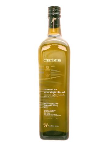  Huile d’olive vierge extra “Charisma”, bouteille en verre de 1l