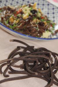 Salade avec ptes de caroube