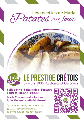 Fiche recette à télécharger - Patates au four