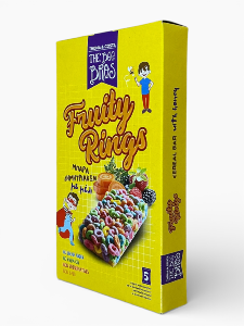 Barres de céréales aux fruits et au miel FRUITY RINGS – THE BEE BROS 125 g