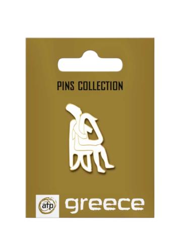 Pin’s statue cycladique – Art des Cyclades - Grèce antique ATP 3 cm
