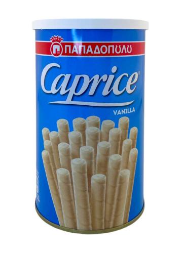Gaufrettes CAPRICE fourrées à la vanille grecs PAPADOPOULOU 250 g