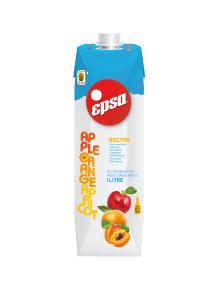 Jus de nectar de Pomme, Orange et Abricot Tetra Pak EPSA 1 L