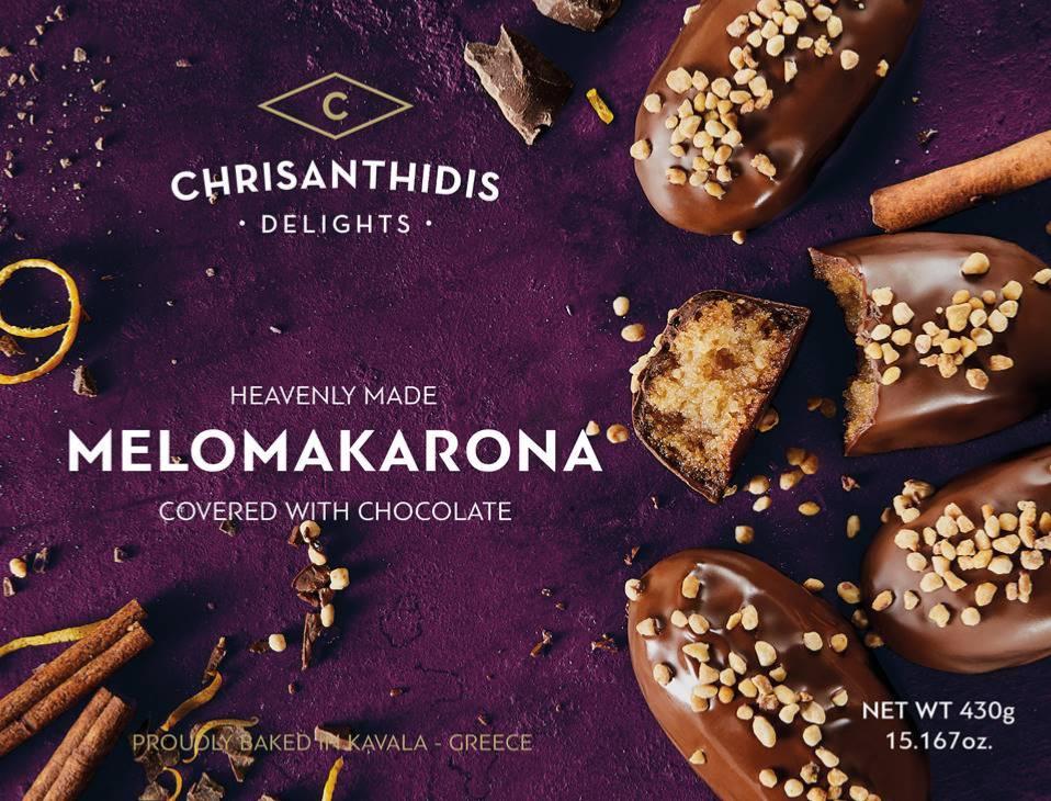 Melomakarona Grec Au Miel Noix Et Chocolat Chrisanthidis 430 G